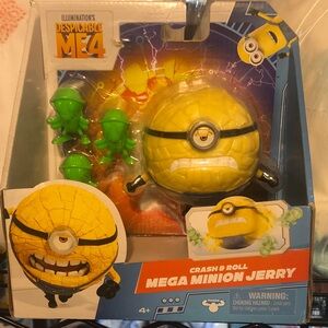 Universal Despicable Me 4 Mega Minion Jerry - Yellow and Green